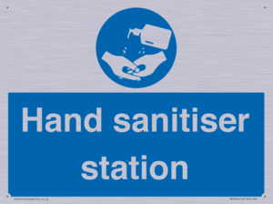 Hand sanitiser station